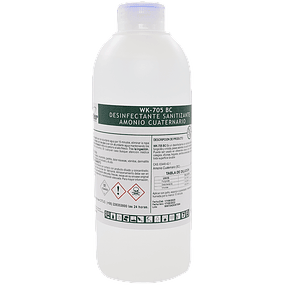 Desinfectante Sanitizante A.C. Superficies WK-705Bc 1L
