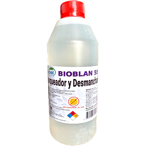 Desmanchador y Blanqueador Liquido para Ropa Bioblan 55 1L