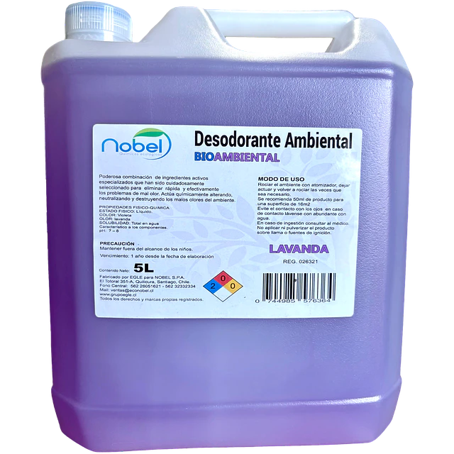 Desodorante Ambiental lavanda Bioambiental 5L