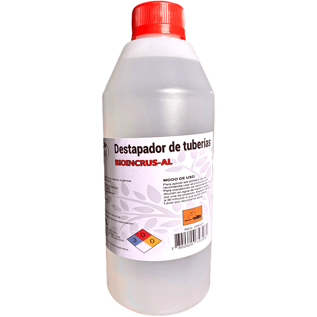 Destapador de Ducteria Bioincrus-Al 1L