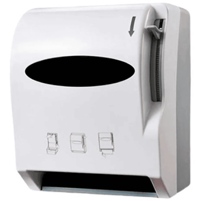 Dispensador Toalla Palanca Vertical Blanco