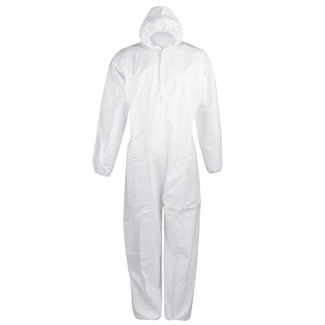 Buzo Desechable Laminado Blanco T/XL