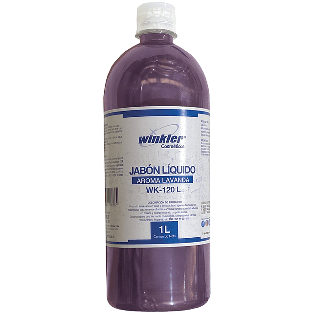 Jabon Liquido Perlado Lavanda WK-120L 1L