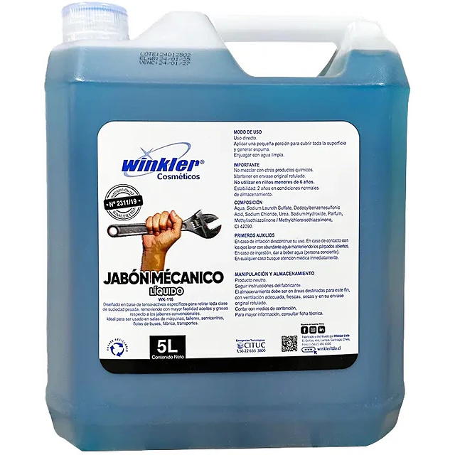 Jabon Mecanico Liquido WK-116 5L