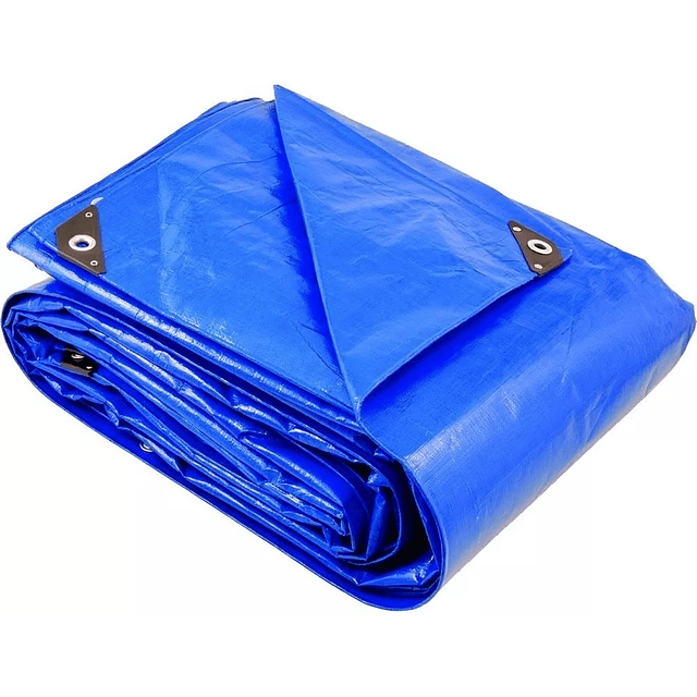 Lona Carpa Multiuso con Ojetillos 5X8 Mt Azul