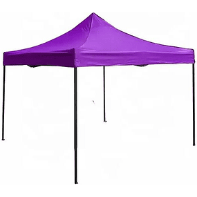Toldo Plegable Impermeable Filtro Uv Morado 3X3Mt