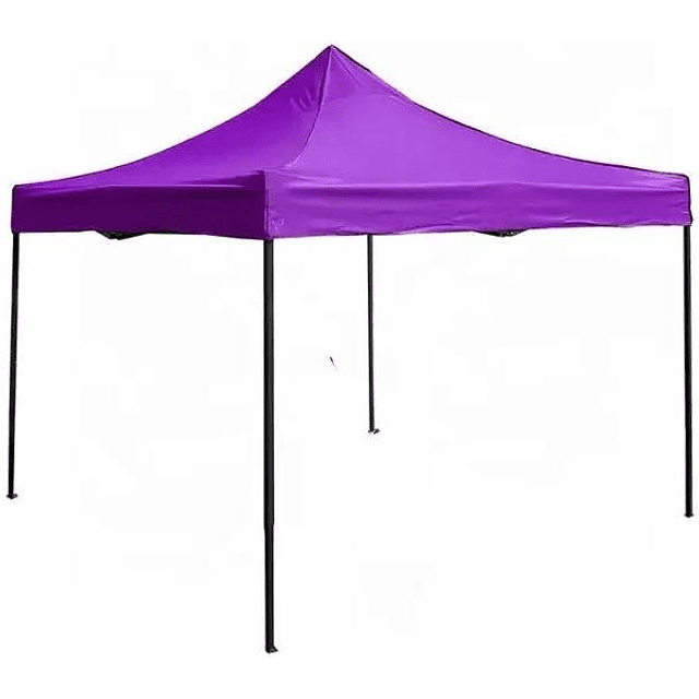 Toldo Plegable Impermeable Filtro Uv Morado 3X3Mt