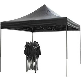 Toldo Plegable Impermeable Filtro Uv Negro 3X6Mt