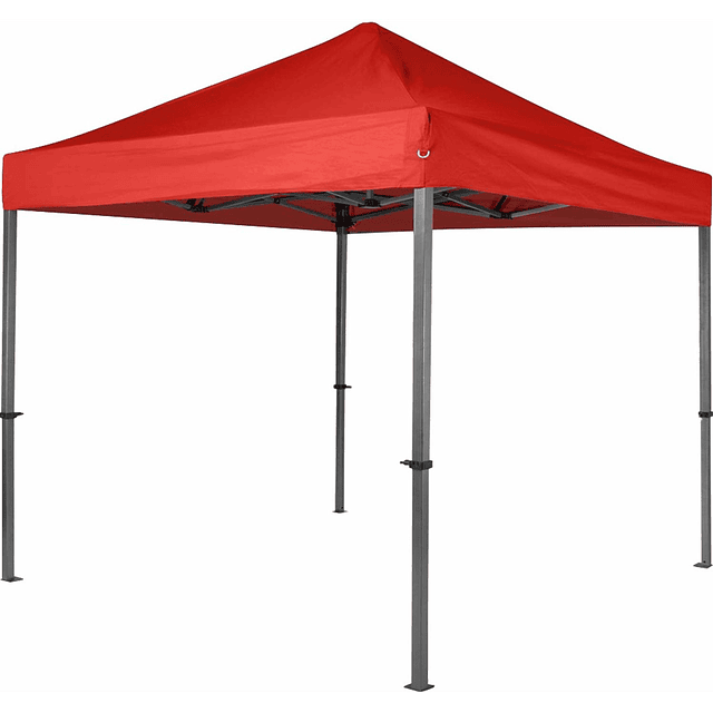 Toldo Plegable Impermeable Filtro Uv Rojo 2X2Mt