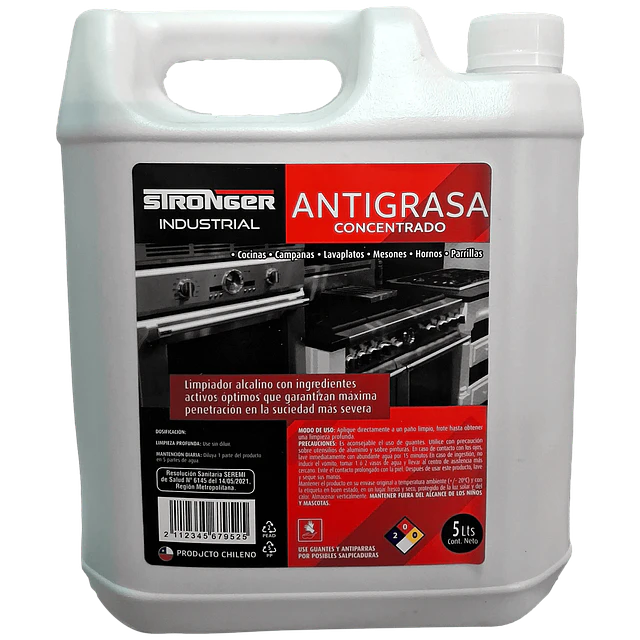 Desengrasante Industrial Stronger 5L