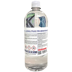 Alcohol Etilico Desnaturalizado Tecnico 70% 1L
