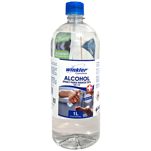 Alcohol para Manos 70% Incoloro WK-113I 1L