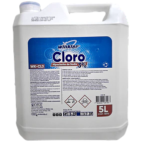 Cloro, Hipoclorito de Sodio al 3% WK-Cl3 5L