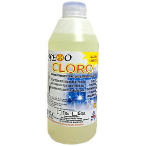 Cloro, Hipoclorito de Sodio al 5% HX 1Lt