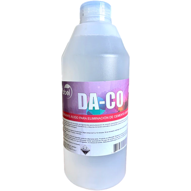Detergente Acido para Eliminacion de Cemento Odontologico Daco 1L