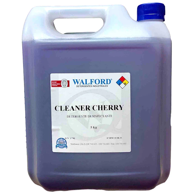 Detergente Desinfectante Cleaner Cherry 5L