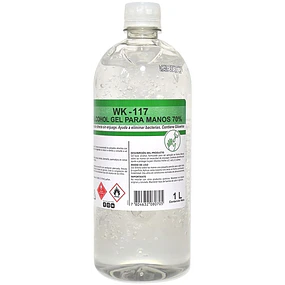 Gel Base Alcohol para Manos WK-117 Incoloro 1L