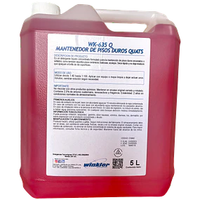 Mantenedor y Desinfectante de Pisos Duros WK-635Quats 5L