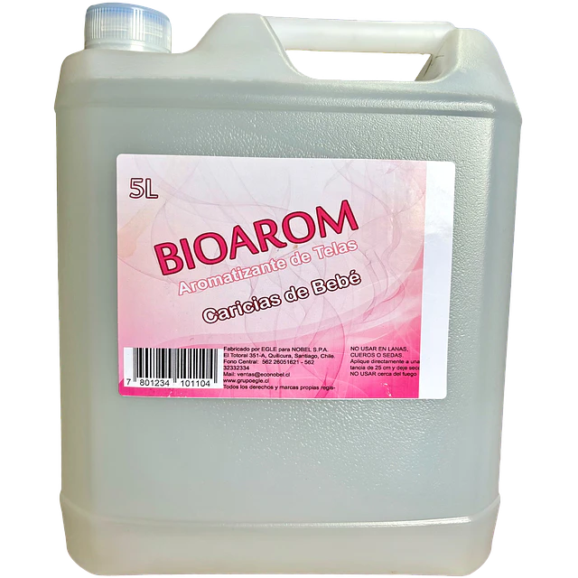 Aromatizador de Telas y Ropa Caricia de Bebe Bioarom 5L