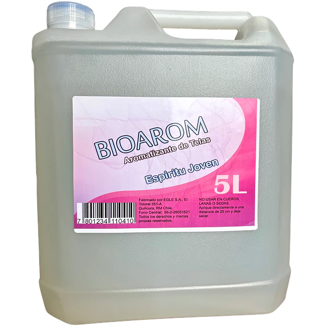Aromatizador de Telas y Ropa Espiritu Joven Bioarom 5L