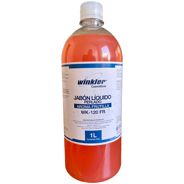 Jabon Liquido Perlado Frutilla WK-120Fr 1L