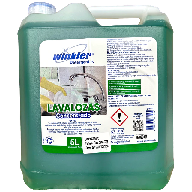 Lavalozas Concentrado WK-750 5L