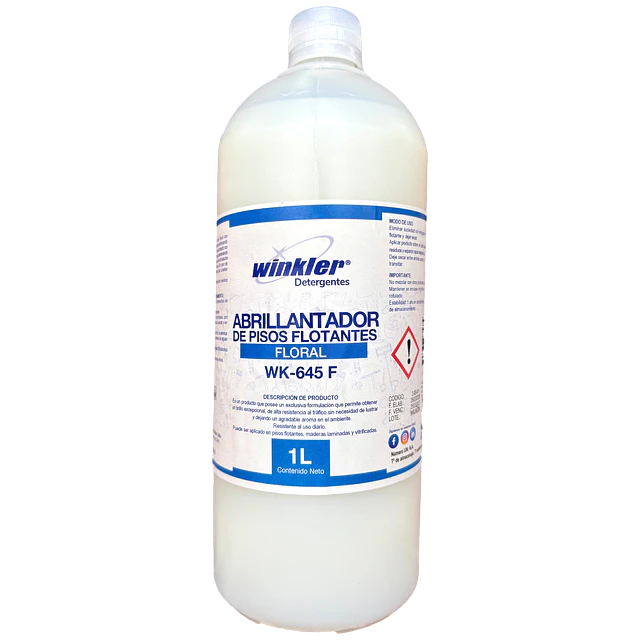 Abrillantador de Piso Flotante Floral WK-645F 1L
