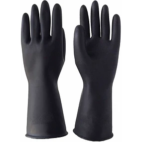 Guante Latex Industrial Negro T/M