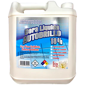 Cera Acrilica Autobrillo Incolora 18% Stronger 5L