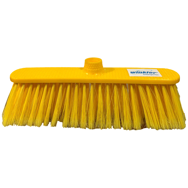 Escobillon Plastico Hccp Amarillo 28Cm sin Mango 9016