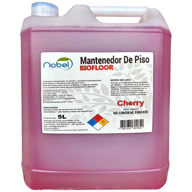 Mantenedor de Piso Cherry Biofloor 5L