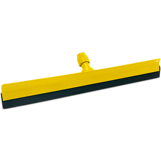Secapiso Plastico Doble 65Cm C/Raspador Amarillo Sp9158Am