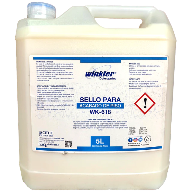 Sello Pisos Duros WK-618 5L