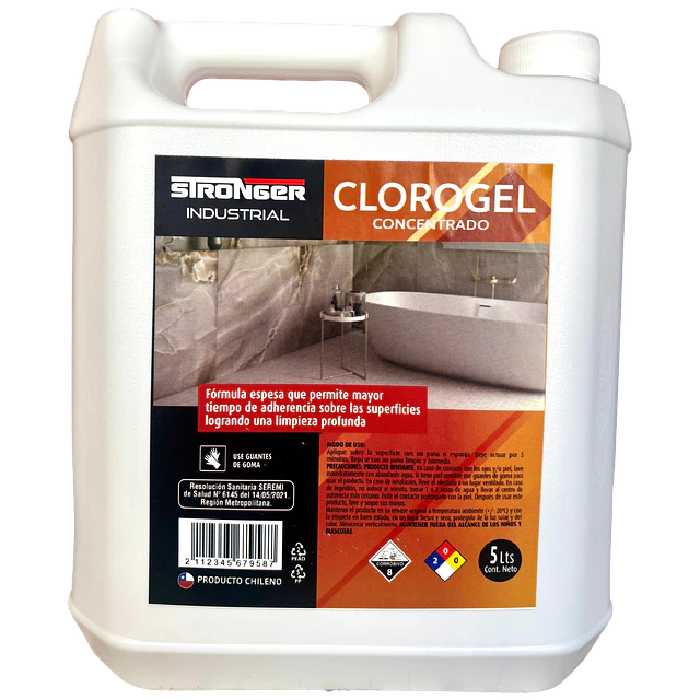 Gel Clorado Industrial Stronger 5L