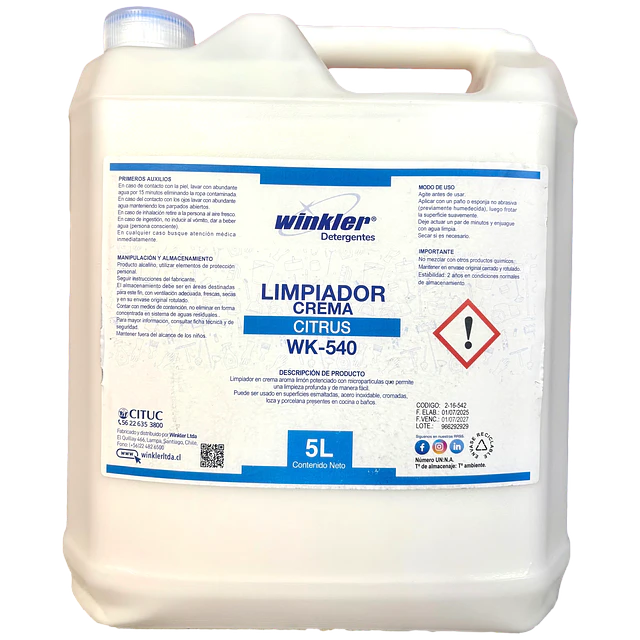 Limpiador en Crema WK-540 5L