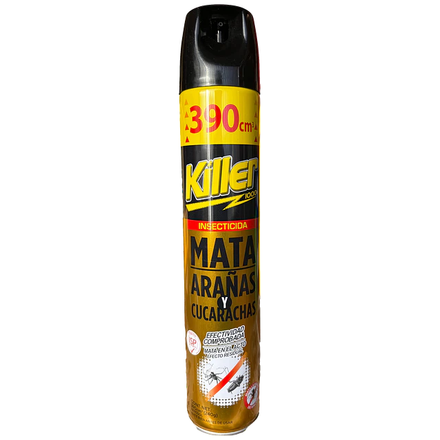 Insecticida Arañas y Cucarachas Killer 390cc