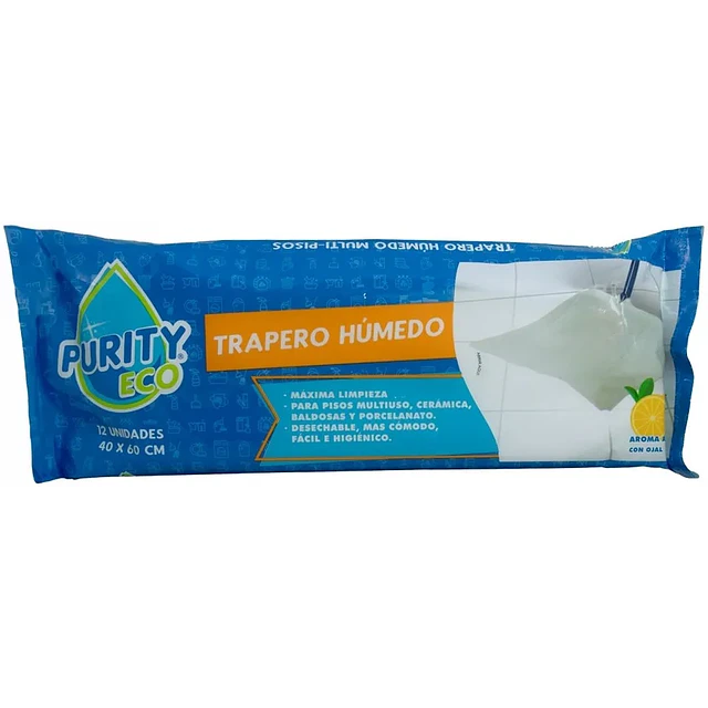Trapero Humedo Pisos Duros Purity 12Un
