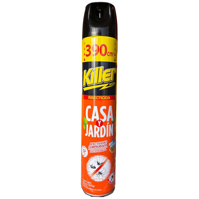 Insecticida Casa Jardin Killer 390cc