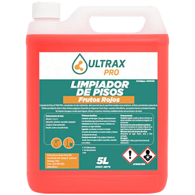 Limpiador Piso Frutos Rojos Concentrado Ultrax 5L
