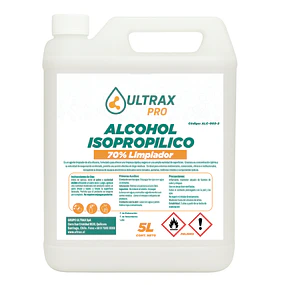 Alcohol Isopropilico 70% Ultrax Pro 5L