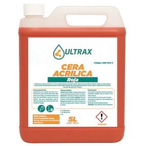 Cera Acrilica Roja Ultrax 5L