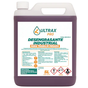 Desengrasante Industrial para Trabajo Pesado Ultrax Pro 5L