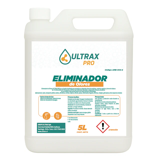 Eliminador de Olores Ultrax Pro 5L
