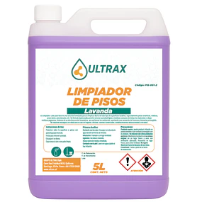 Limpiador Piso Lavanda Ultrax 5L