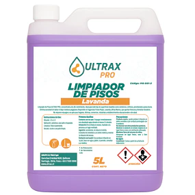 Limpiador Piso Lavanda Concentrado Ultrax Pro 5L