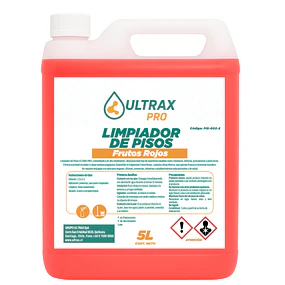 Limpiador Piso Frutos Rojos Concentrado Ultrax Pro 5L