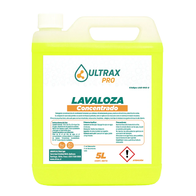 Lavaloza Concentrado Ultrax Pro 5L