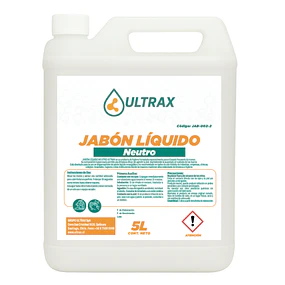 Jabon Liquido Neutro Ultrax 5L