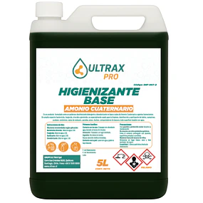 Higienizante Base Amonio Cuaternario Concentrado Menta Ultrax Pro 5L