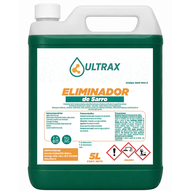 Eliminador Sarro Ultrax 5L